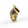 60cm Jasseron Ketting + Boeddha Hanger Dames en Heren - Verguld Stalen