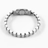 Zwarte Keramieken en Titanium Armband Dames Heren Schakelarmband