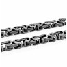 75cm x 5mm Koningsketting Heren - Stalen Verouderde Zilver Kleur - Schakelketting