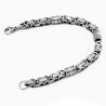 Byzantijnse Armband Heren Stalen Koningsarmband Schakelketting