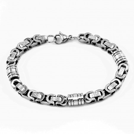 Byzantijnse Armband Heren Stalen Koningsarmband Schakelketting