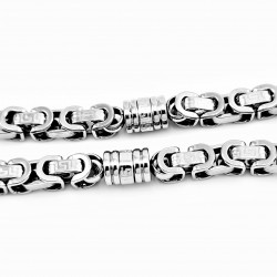 Byzantijnse Armband Heren Stalen Koningsarmband Schakelketting