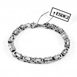 Byzantijnse Armband Heren Stalen Koningsarmband Schakelketting