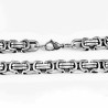 70cm x 11mm Zware Koningsketting Heren - Stalen Zilverkleur - Vierkant Schakelketting