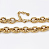 Halsketting Dames Stalen Goud Kleur Grote Schakels Ketting Collier
