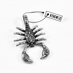 Schorpioen Hanger Unisex - Stalen Zilverkleur - Sterrenbeeld Shorpioenhanger - Horoscoop