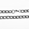 60cm x 9mm Gedetailleerde Ketting Heren - RVS Zilverkleur - Cubaanse Schakelketting