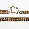 Gourmet Ketting Dames - Stalen Goud Kleur - 49cm Schakelketting