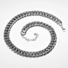 Gourmet Ketting Dames - Stalen Zilver Kleur - 49cm Schakelketting