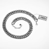 Gourmet Ketting Dames - Stalen Zilver Kleur - 49cm Schakelketting
