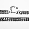Gourmet Ketting Dames - Stalen Zilver Kleur - 49cm Schakelketting