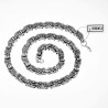 70cm x 11mm Zware Koningsketting Heren - Stalen Zilverkleur - Vierkant Schakelketting