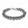 12mm ningsarmband Heren Stalen Zilver Kleur Vierkant Schakelketting
