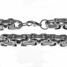12mm ningsarmband Heren Stalen Zilver Kleur Vierkant Schakelketting