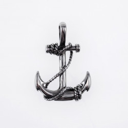 Matroos Anker Hanger Unisex - Gepolijst Stalen Zilverkleur