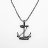 Matroos Anker Hanger Unisex - Gepolijst Stalen Zilverkleur