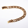 Gourmet Armband Heren Stalen Goud Kleur Schakelarmband