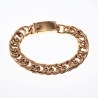 Gourmet Armband Heren Stalen Goud Kleur Schakelarmband