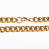 23cm x 8mm Cubaanse Armband Unisex Stalen Goud Kleur Schakelarmband