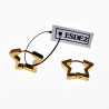Ster Oorbellen Unisex Stalen Goud Kleur Orringen