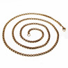 2,5mm  Jasseron ketting - Verguld Roestvrij Staal - Dames-Heren Ketting
