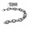 Schakelsarmband Dames Stalen Zilver Kleur Gedetailleerde Schakel Armband