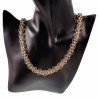 Brede Ketting Dames - Stalen Goudkleur - Schakelsketting - Halsketting - Collier