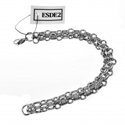 Brede Armband Dames - Stalen Zilverkleur - Schakelsarmband