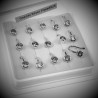 Fake Neuspiercing - Ronde Zirkonia - Zilver Plated - Nep Neus piercing