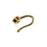 Fake Neuspiercing - Ronde Zirkonia - Goud Plated - Nep Neus piercing