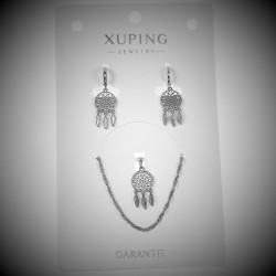 Dromenvanger Ketting en Oorbellen Dames - Plated - XUPING Sieradenset