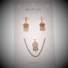 Dromenvanger Ketting en Oorbellen Dames - Rose Gold Plated - XUPING Sieradenset