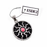 Medaillon Unisex Roestvrij Stalen Zilver Kleur Ronde Hanger met Zon