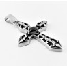 Kruis-Hanger Unisex - RVS Zilverkleur - Retro Vintage Kruishanger