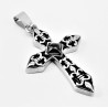 Kruis-Hanger Unisex - RVS Zilverkleur - Retro Vintage Kruishanger