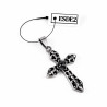 Kruis-Hanger Unisex - RVS Zilverkleur - Retro Vintage Kruishanger