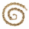 Halsketting Dames Stalen Goud Kleur Grote Schakels Ketting Collier