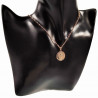 Ketting met Maagd Guadalupe Hanger - Rose Gold Plated Sieradenset