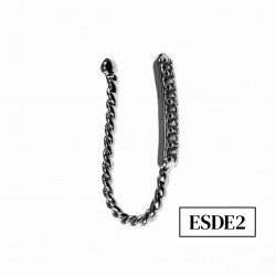 Fake Neuspiercing met Zirkonias Gedraaide U-vormig Plated