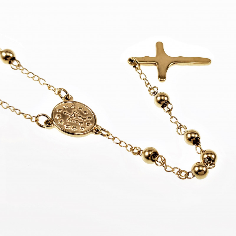 OIDEA Damesketting rozenkrans hart OIDEA Damesketting rozenkrans hart