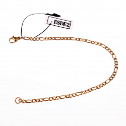 20cm x 3mm Figaro Armband Dames Heren - Verguld Stalen Schakelarmband