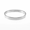 Bangle Dames - Stalen Zilverkleur - Armband met Kristal