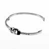 Handboei Bangle Dames - Stalen Zilver Kleur - Stijve Armband