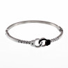 Handboei Bangle Dames - Stalen Zilver Kleur - Stijve Armband