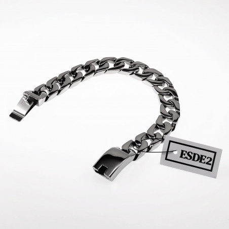 21cm x 14mm Gourmet Armband Heren - Roestvrij Stalen - Schakelarmband
