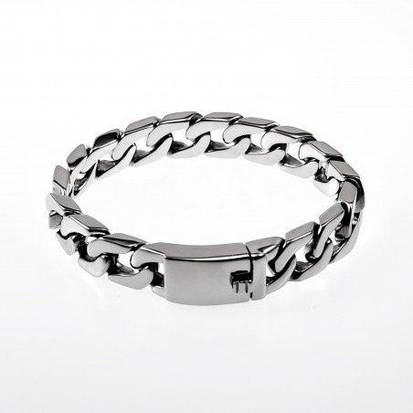 21cm x 14mm Gourmet Armband Heren - Roestvrij Stalen - Schakelarmband