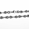Halsketting Dames Oneindigheids Stalen Zilver Infinity Schakelketting