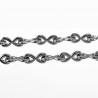 Halsketting Dames Oneindigheids Stalen Zilver Infinity Schakelketting