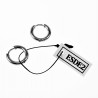 Ø15mm x 2,5mm Oorringen Unisex - Stalen Zilverkleur - Ronde Oorbellen