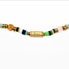Polymeerklei Ketting Dames - Turquoise Halsketting - Verguld Stalen - Boho-Stijl Ketting